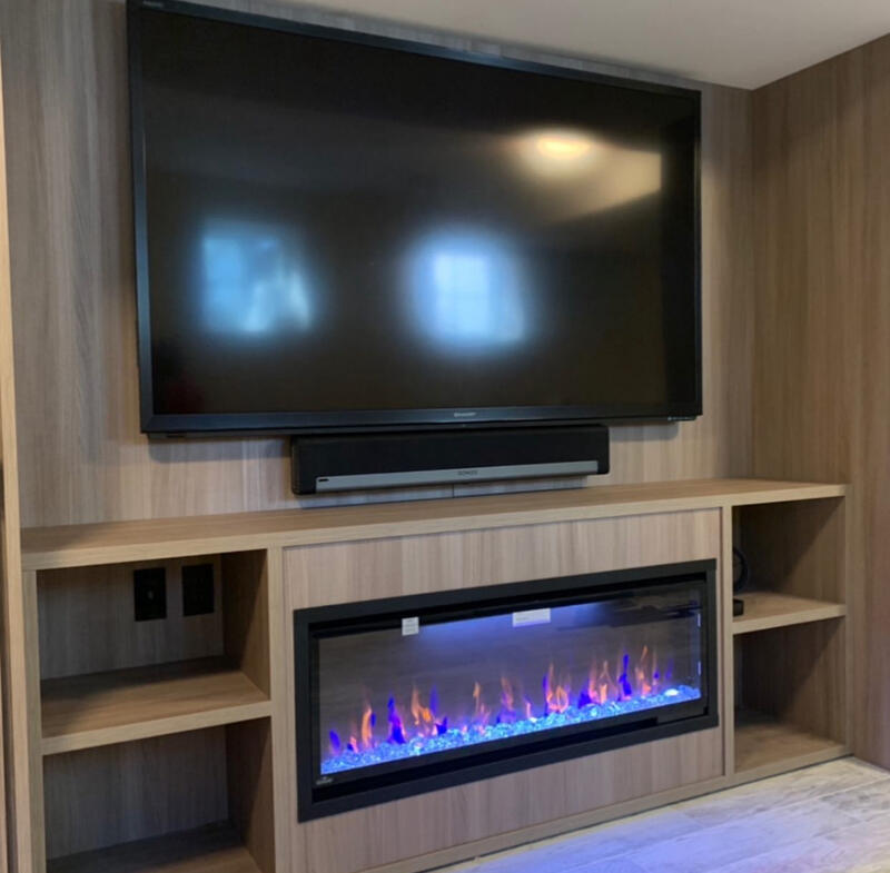 Entertainment Center & Fireplace Wiring