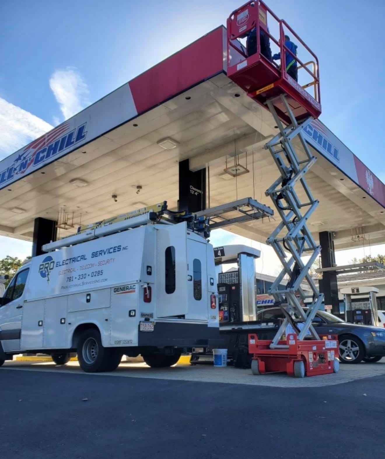Scissor Lift Canopy Service