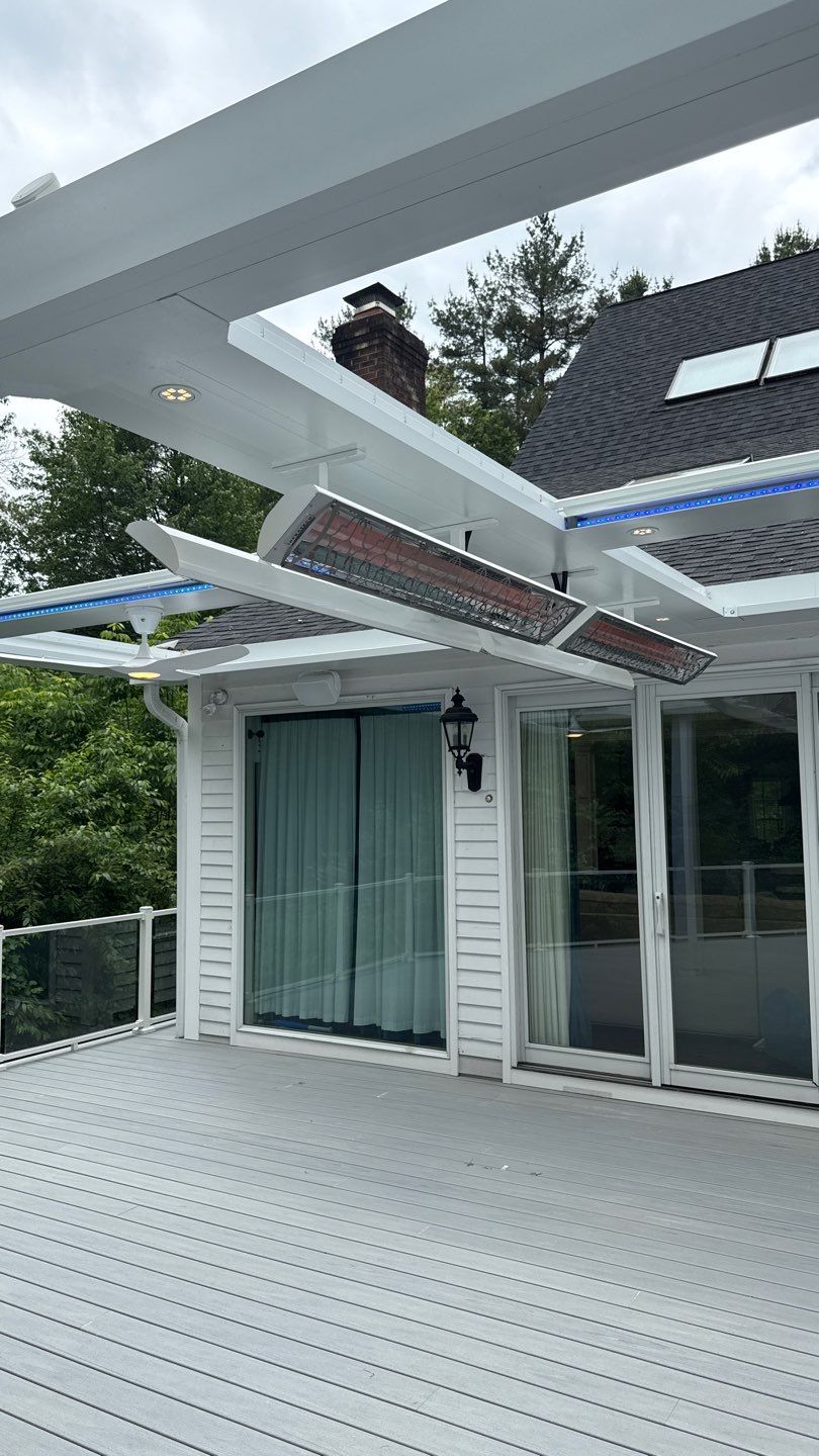 Deck Heater & Lighting Setup